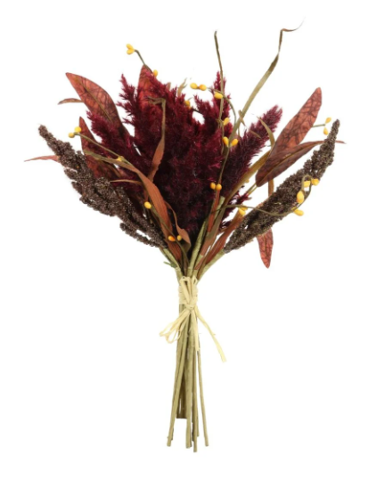 Mixed Bunch in Red/Brown