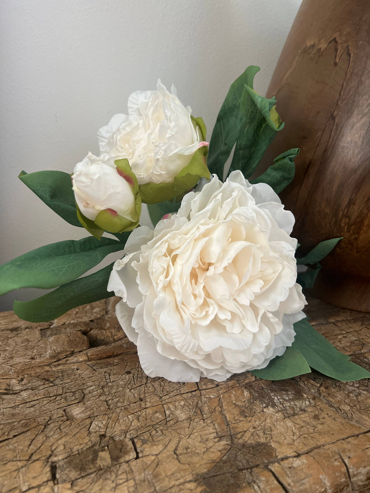 Full Bloom Ella Peony - Ivory
