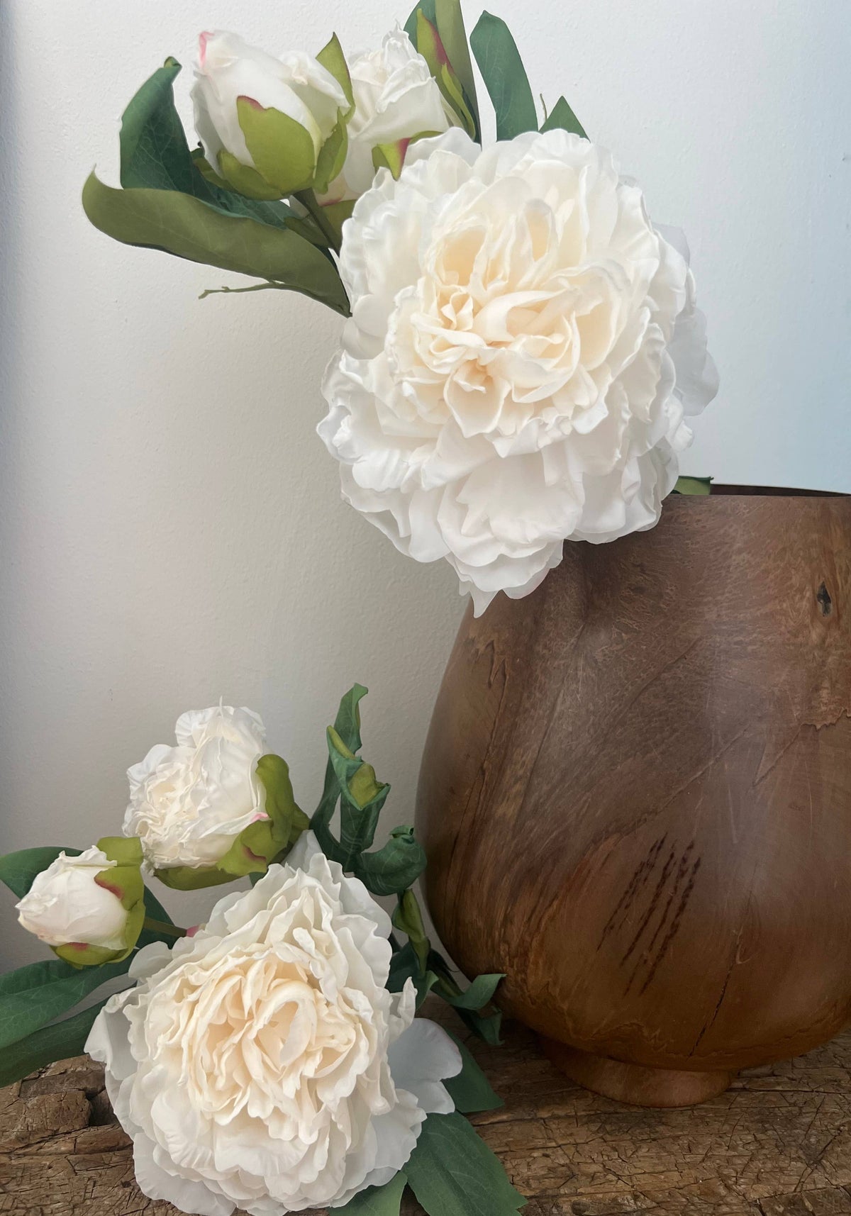 Full Bloom Ella Peony - Ivory