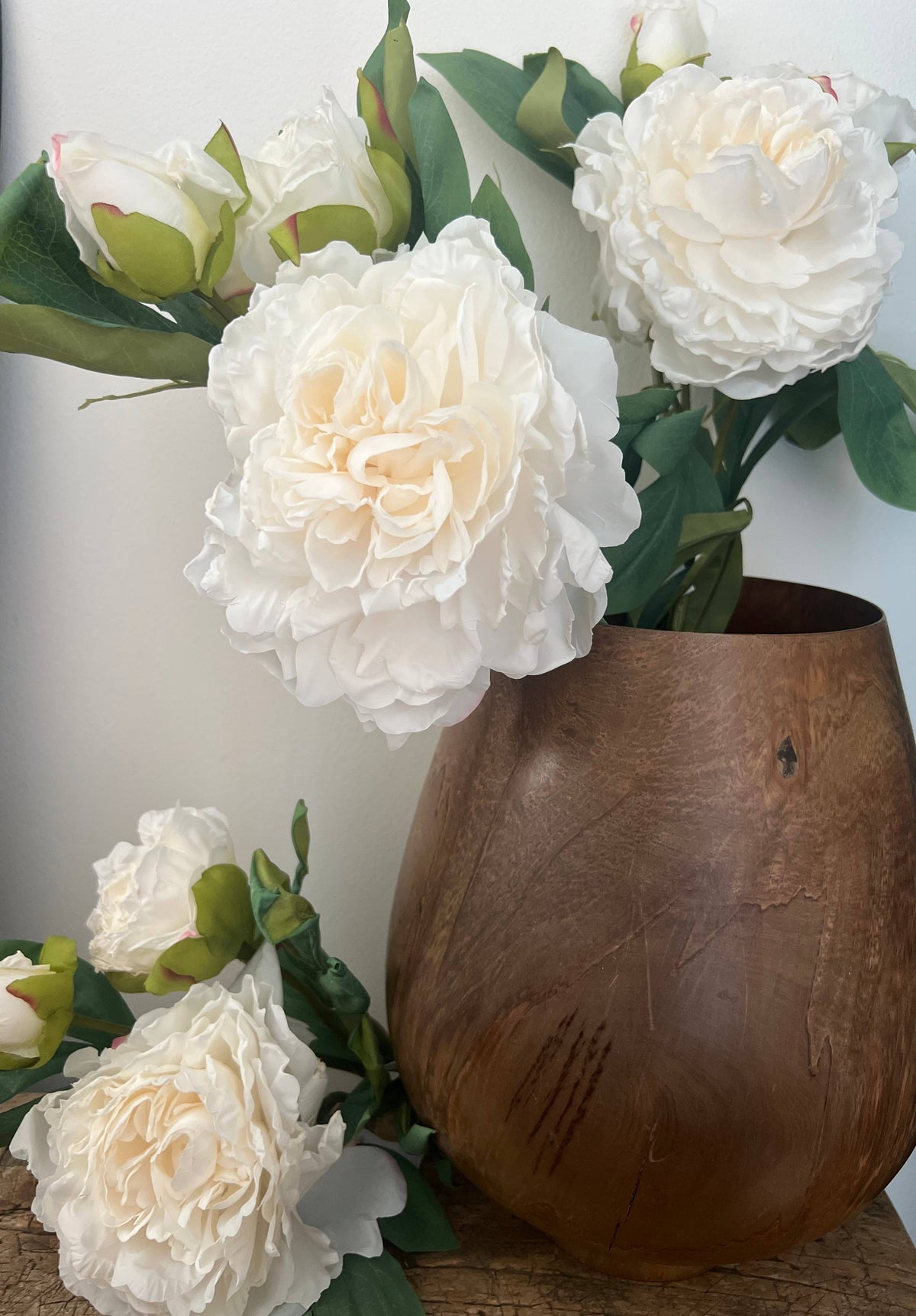 Full Bloom Ella Peony - Ivory