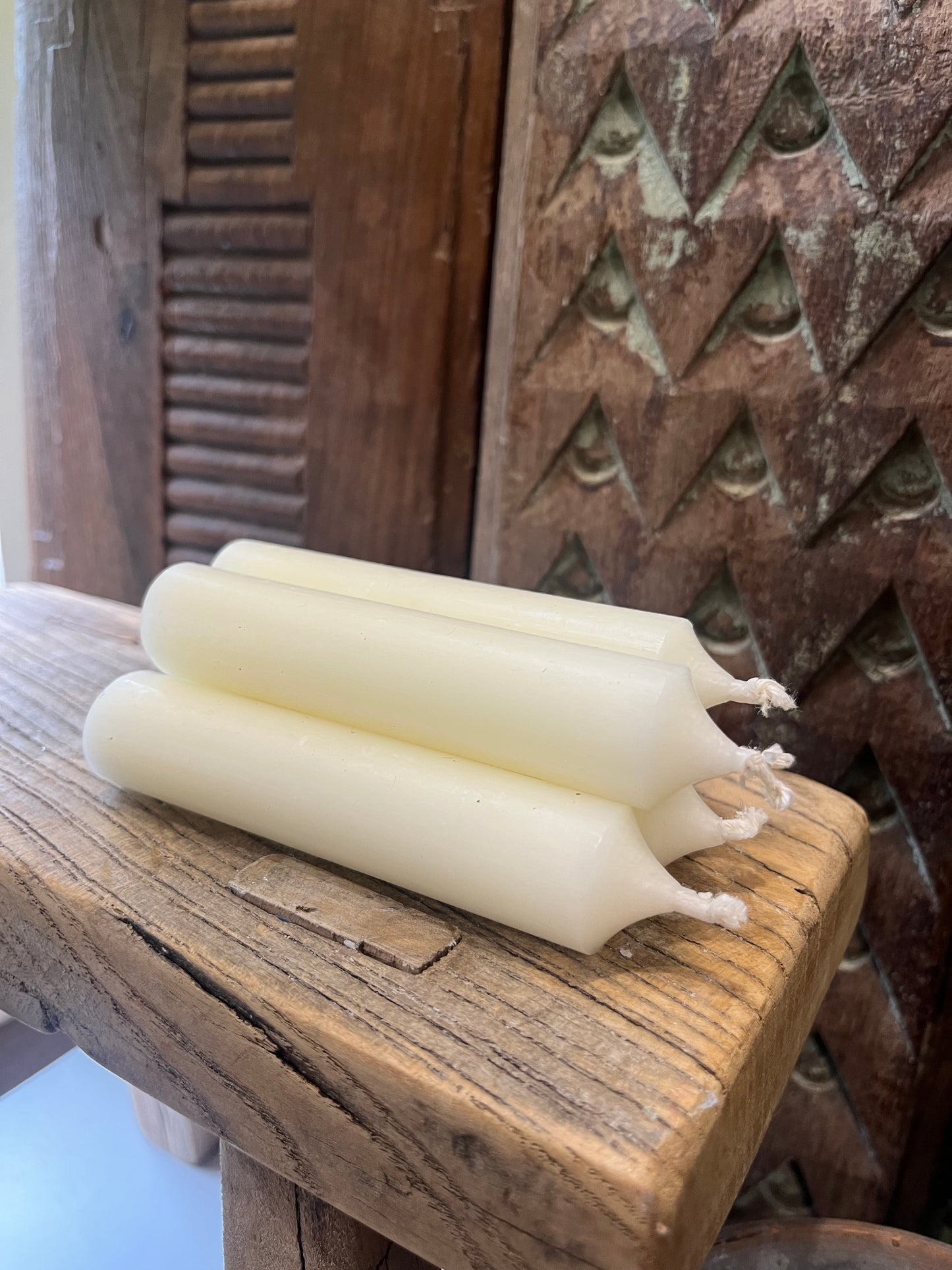 Danish Short Candle Ivory