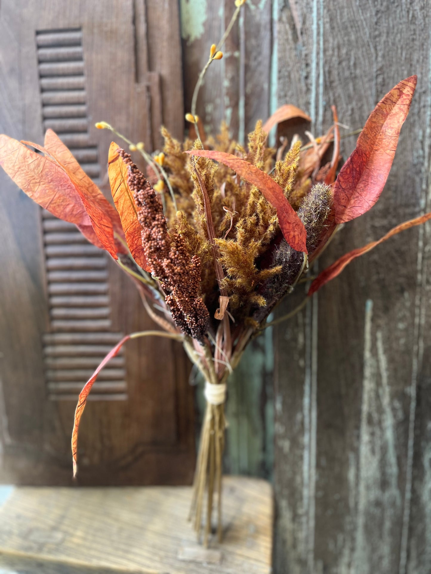 Mixed Bunch in Rust Orange