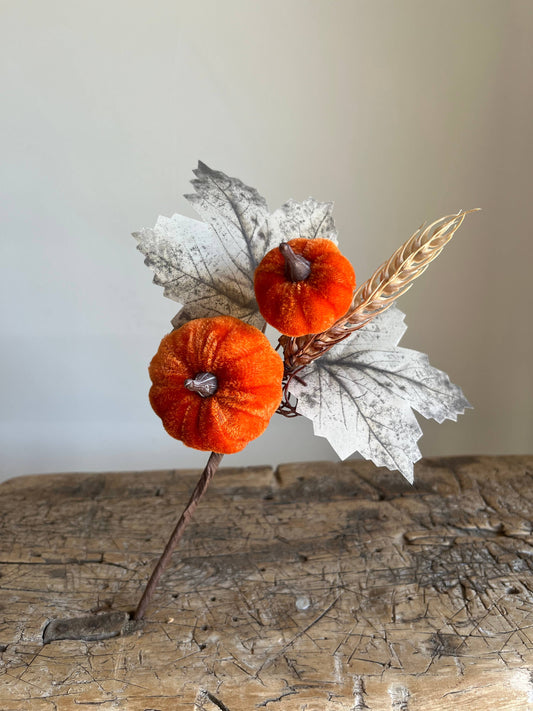 Autumn Forest Pumpkin Pick - Burnt Orange