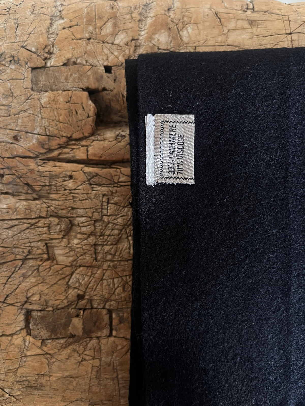 Cashmere Blend Scarf - Black