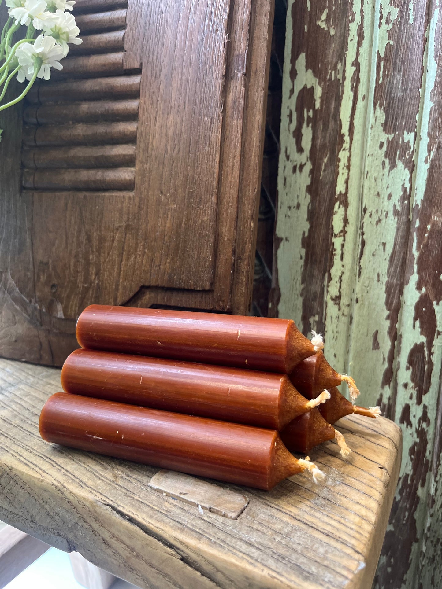 Danish Short Candle Rust