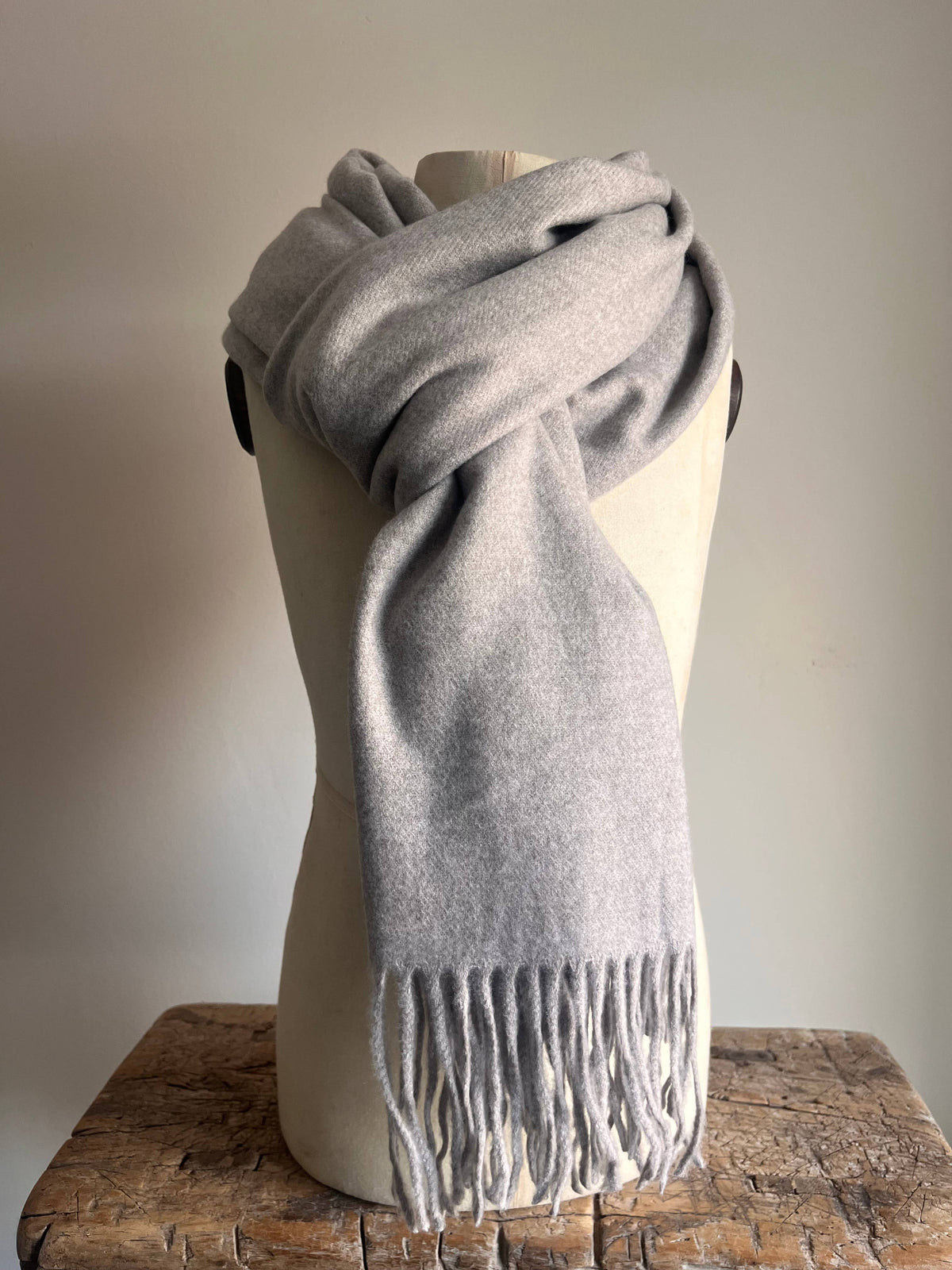 Cashmere Blend Scarf - Oatmeal