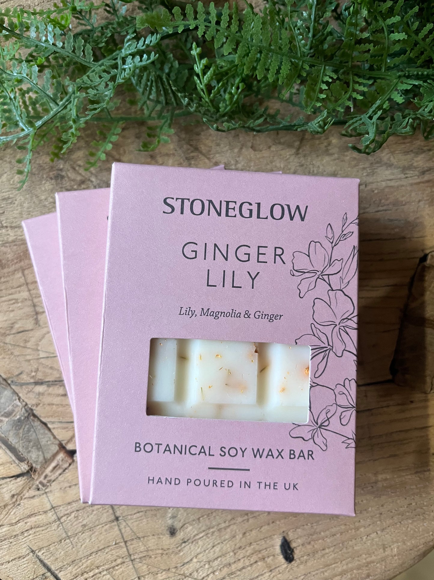 Ginger Lily - Scented Botanical Soy Wax Melt Bar