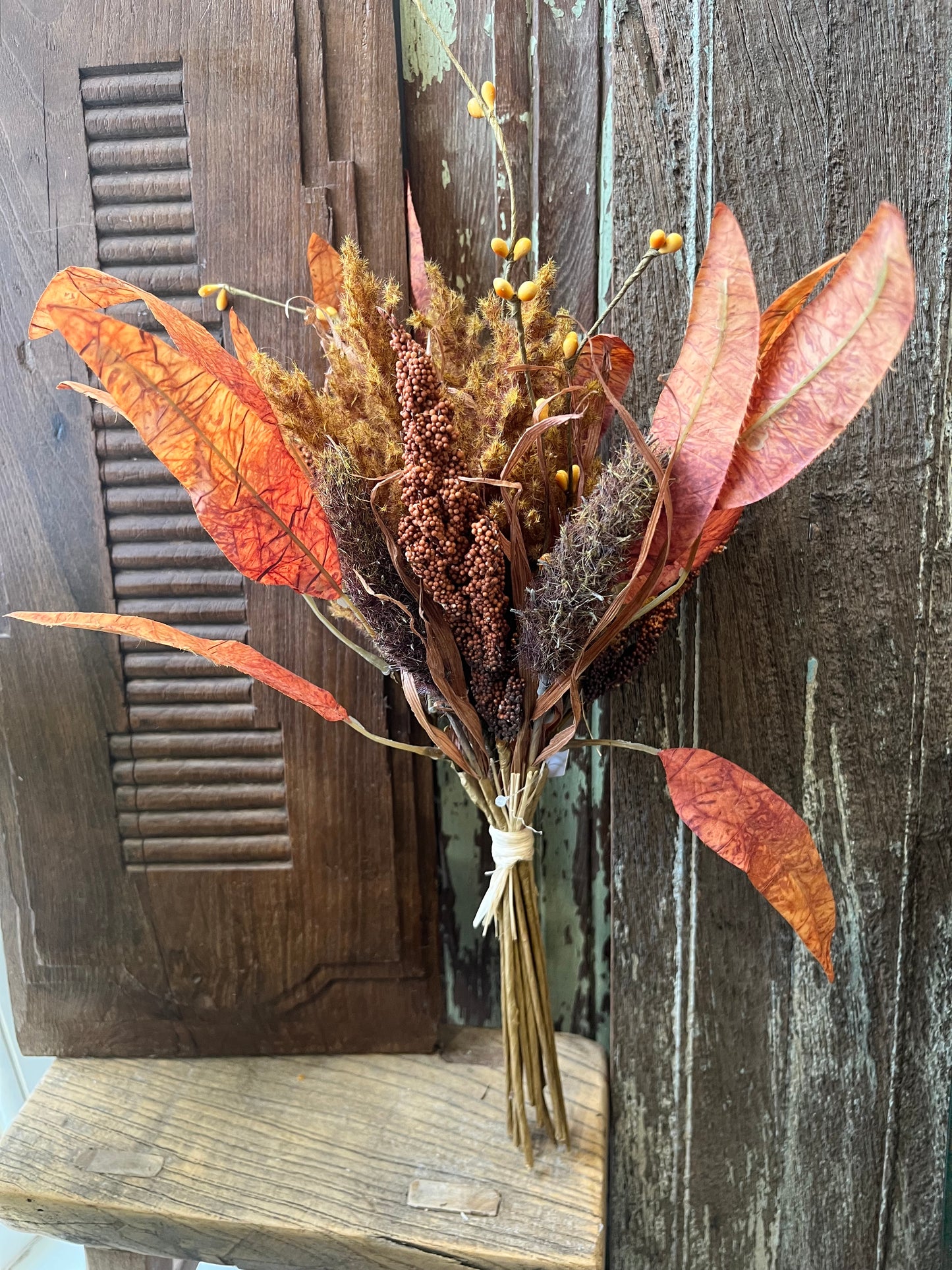Mixed Bunch in Rust Orange