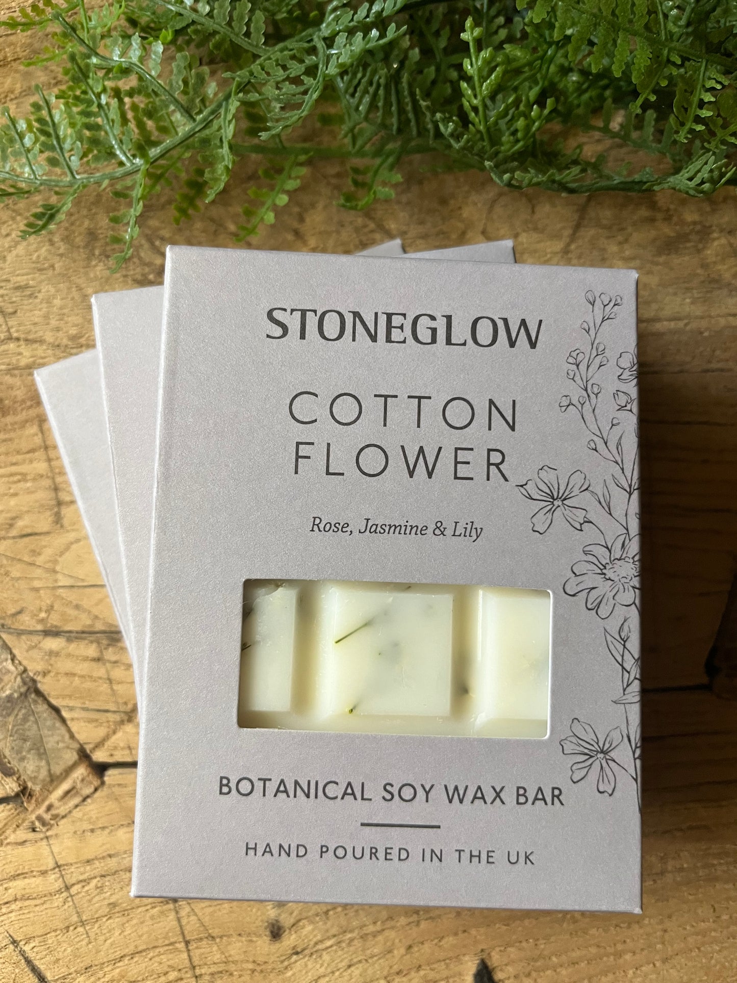 Cotton Flower - Scented Botanical Soy Wax Melt Bar