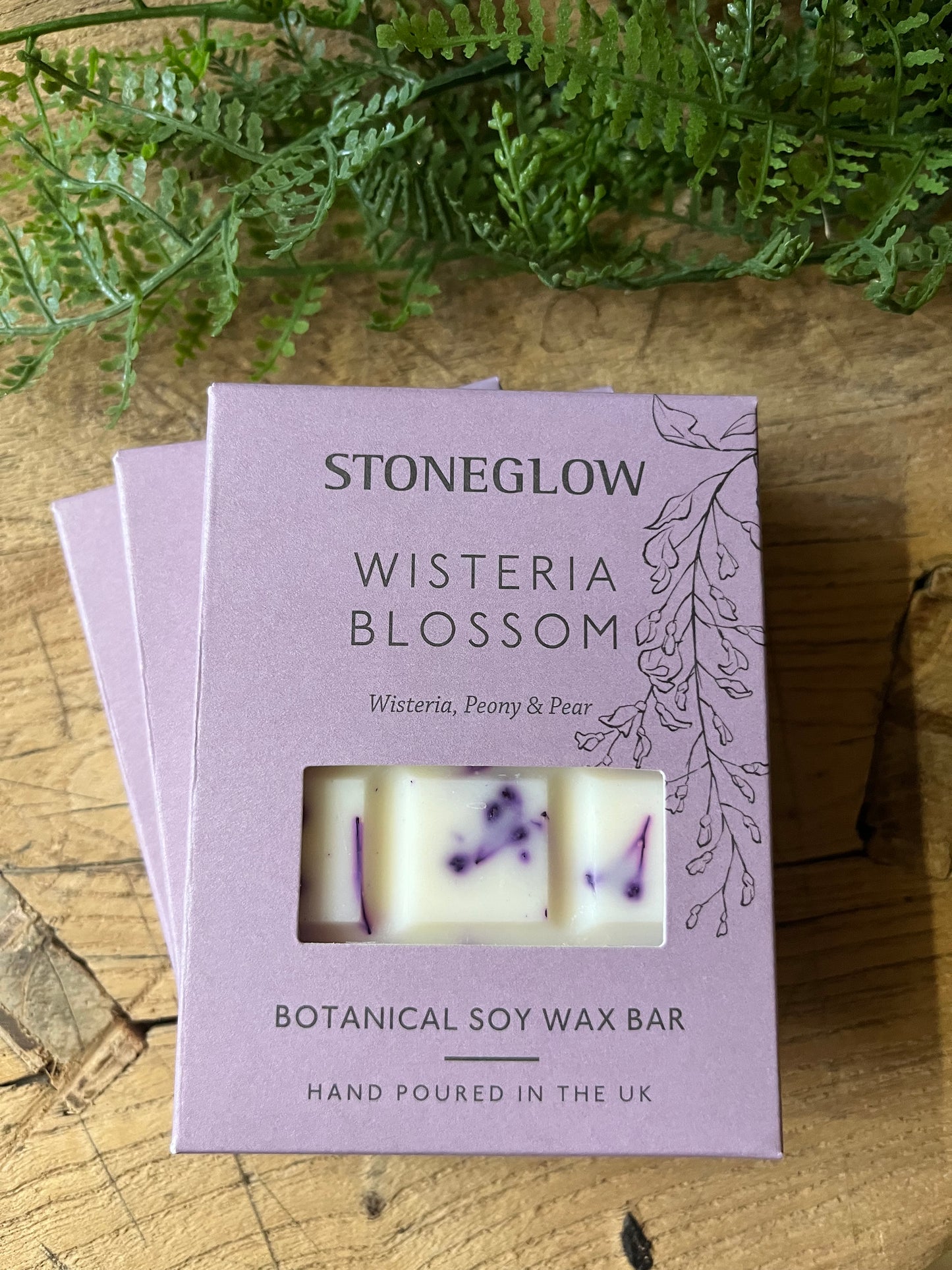 Wisteria Blossom - Scented Botanical Soy Wax Melt Bar