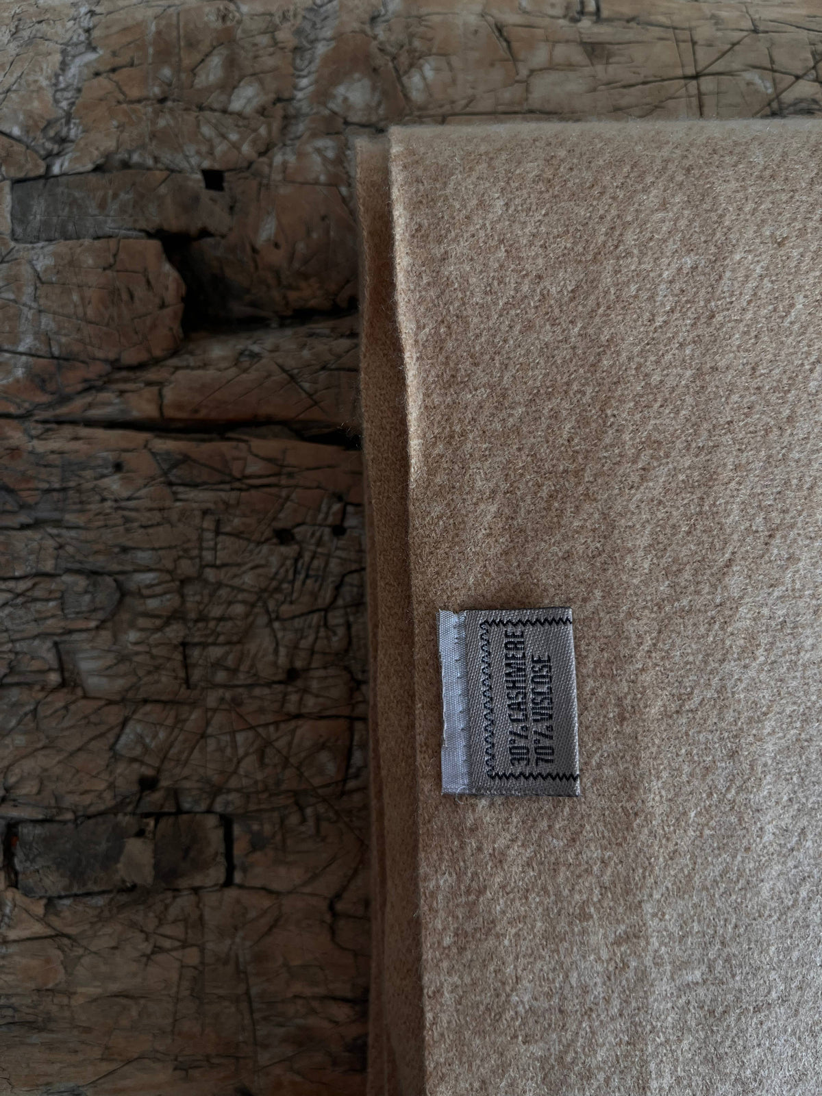 Cashmere Blend Scarf - Camel