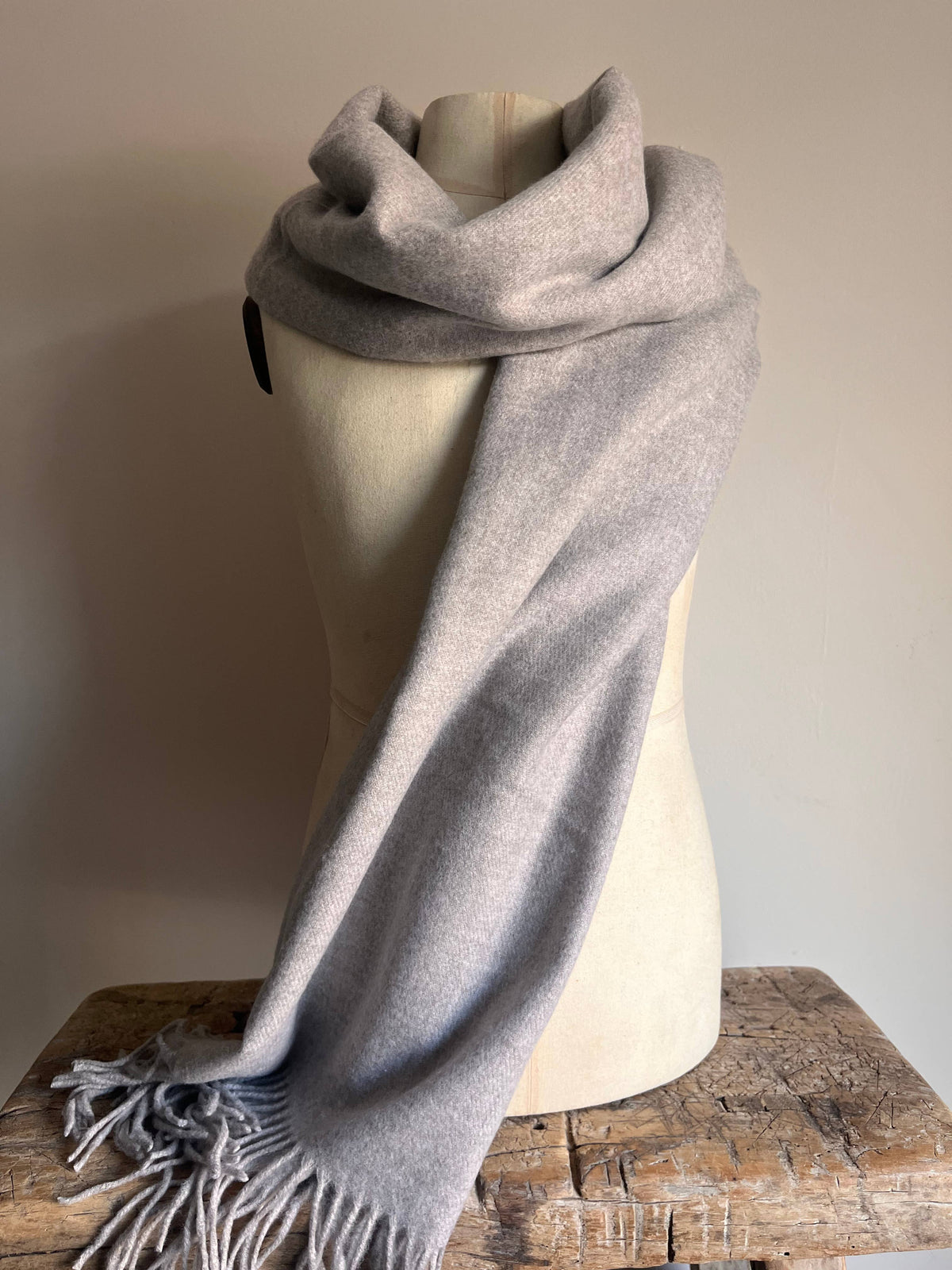 Cashmere Blend Scarf - Oatmeal