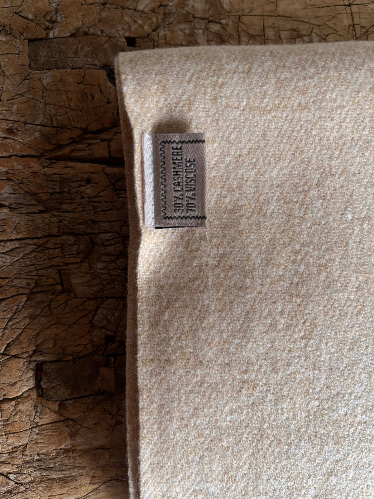 Cashmere Blend Scarf - Beige