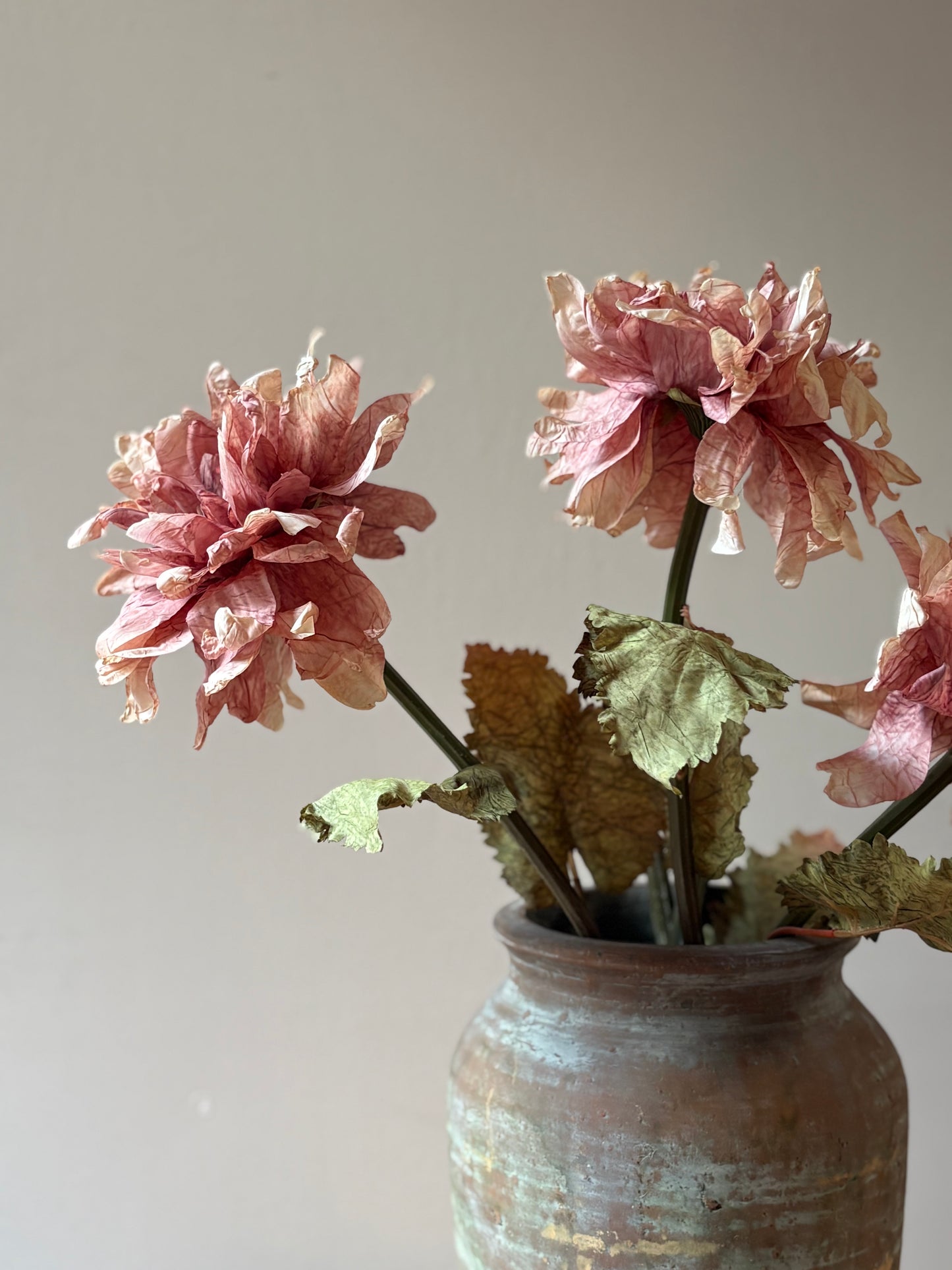 Vintage Dahlia in Dusky Pink