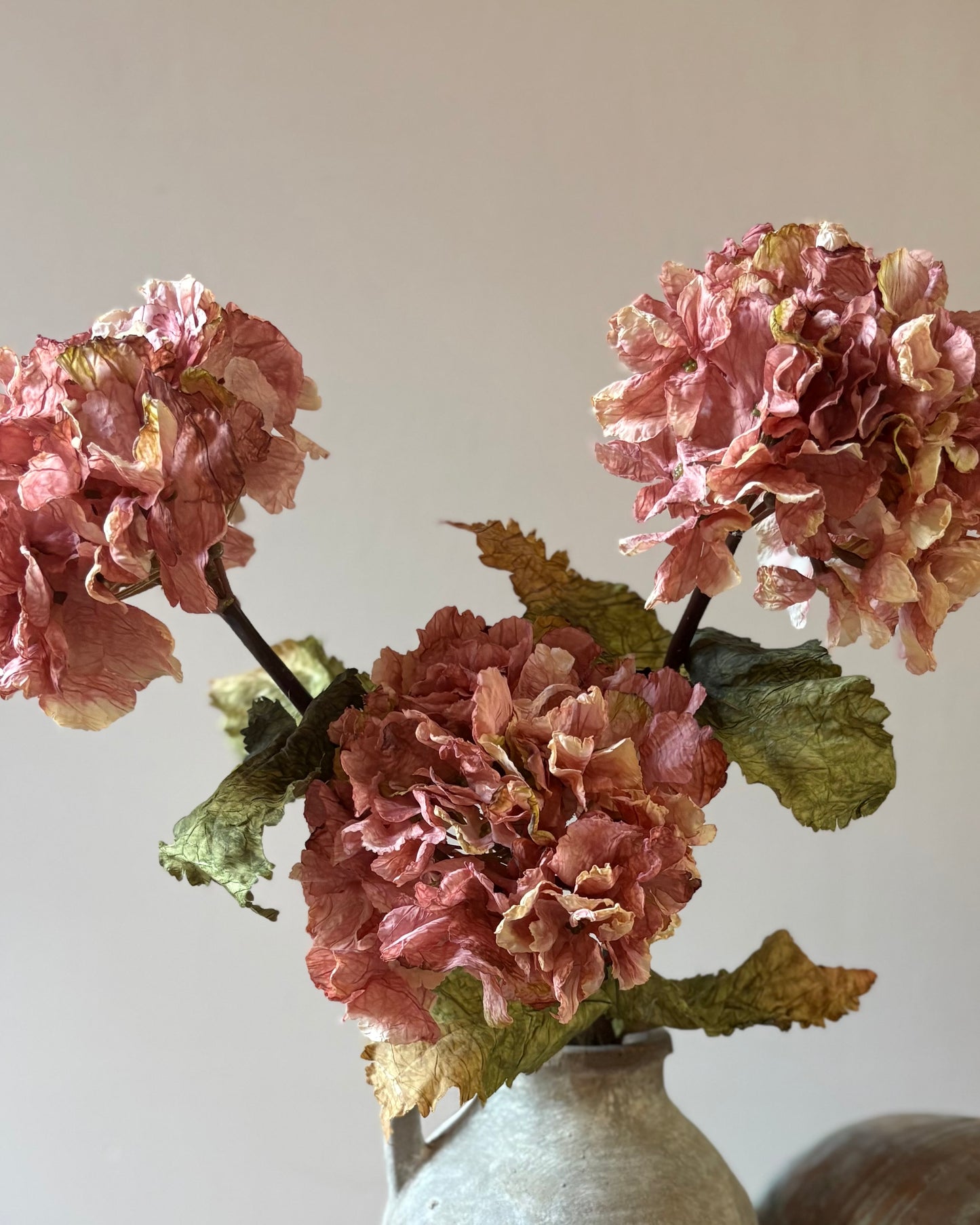 Vintage Hydrangea - Dusky Pink