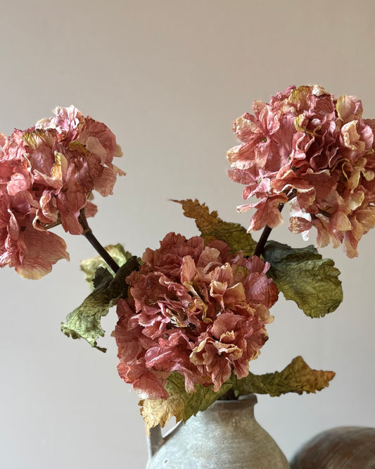 Vintage Hydrangea - Dusky Pink