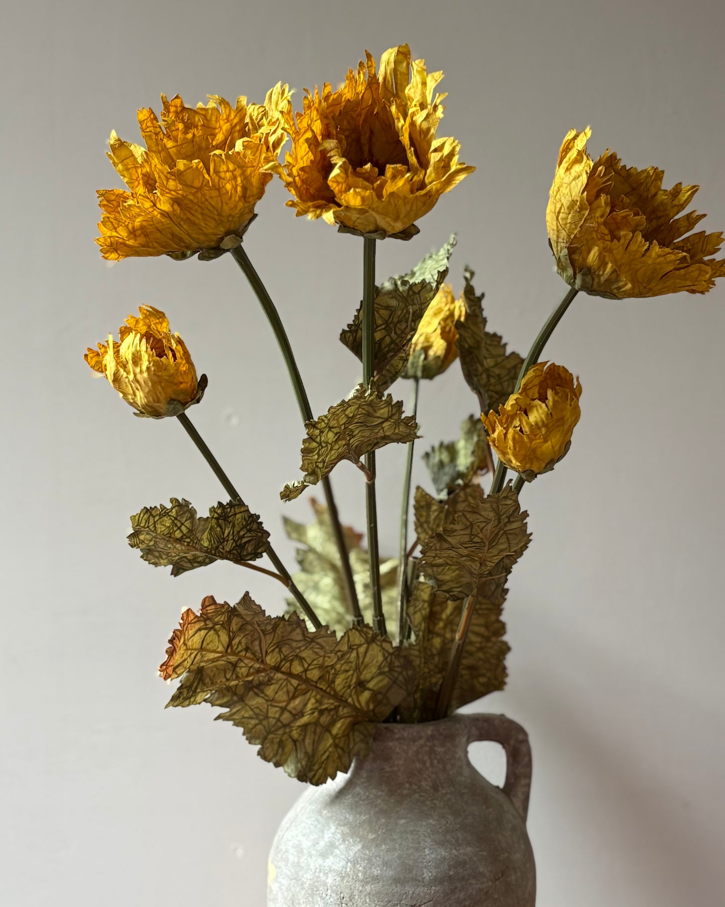 Vintage Poppy in Mustard