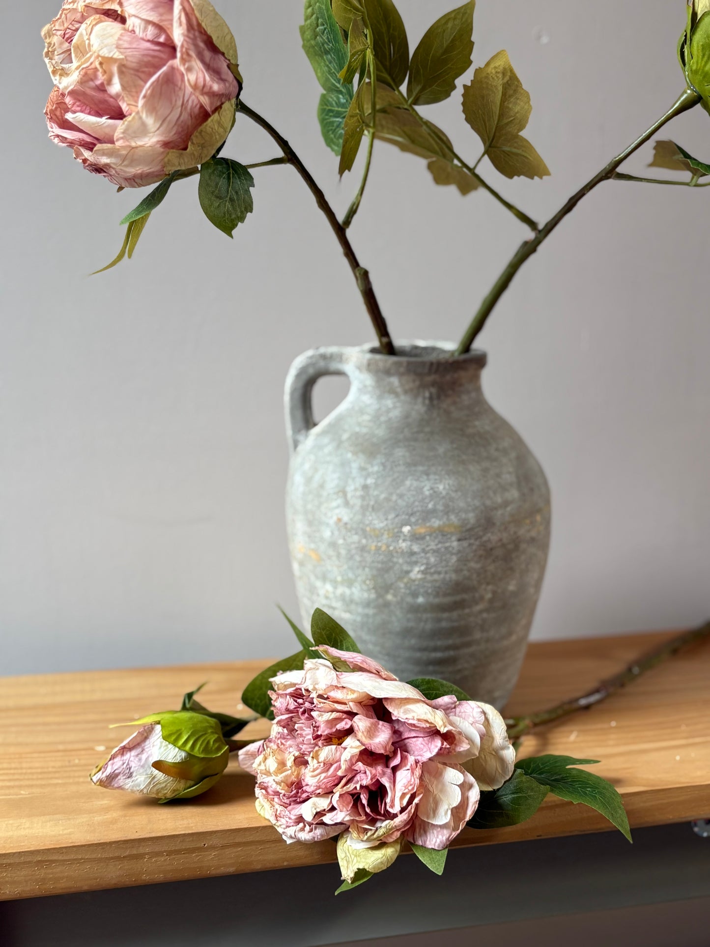 Full Bloom Peony - Dusky Pink
