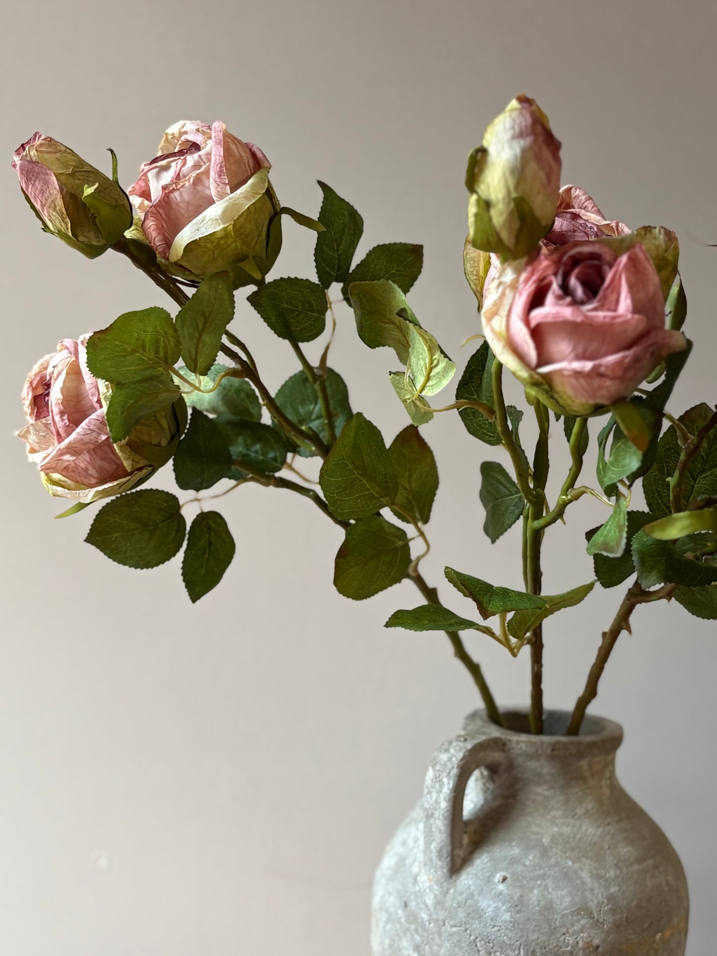 Vintage Rose Spray - Dusky Pink