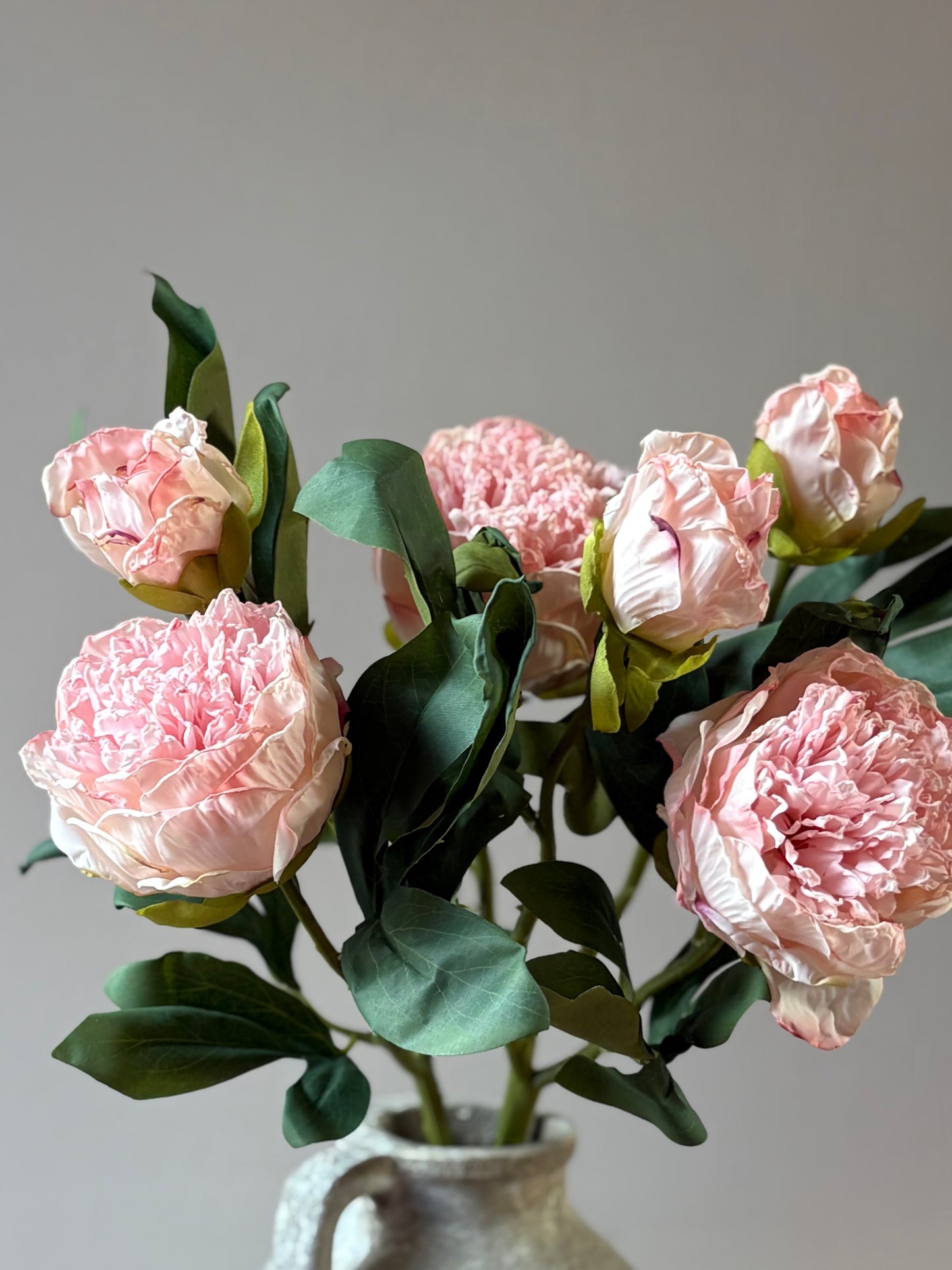 Double Stem Peony - Soft Pink